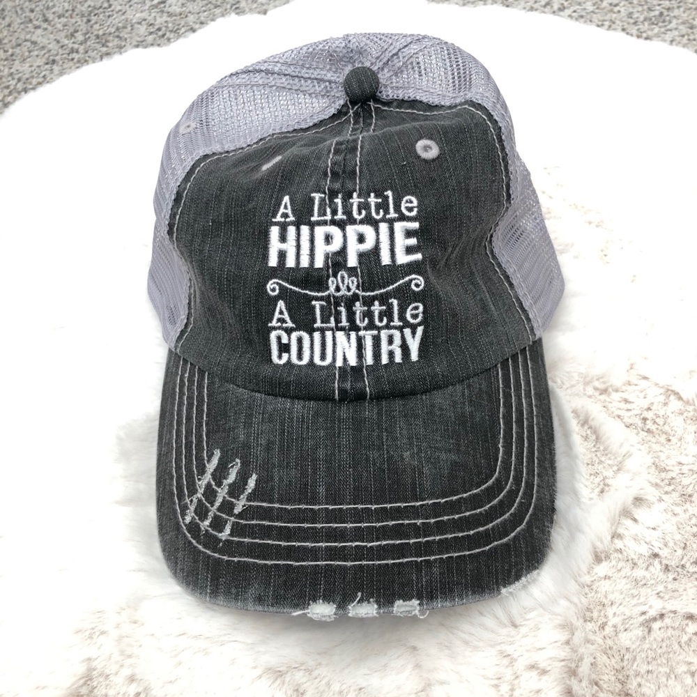 New Modern Karmavore “A Little Hippie, a little country” trucker hat